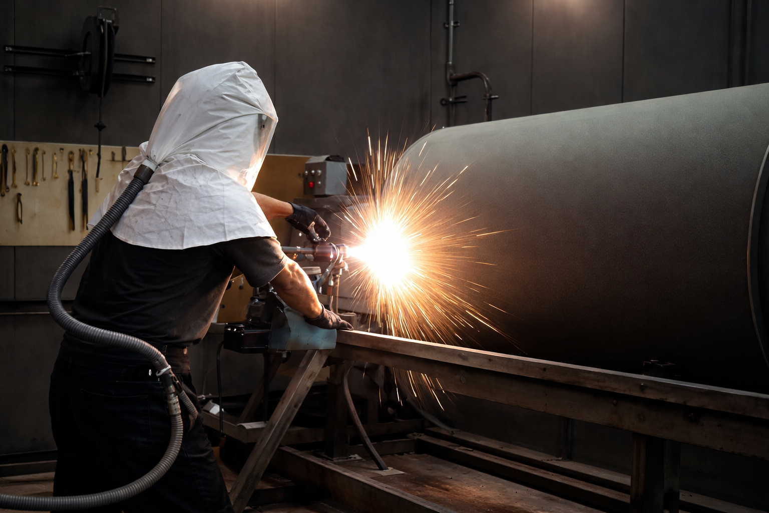 Thermal spray coating process